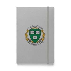 Hardcover bound notebook - Silver