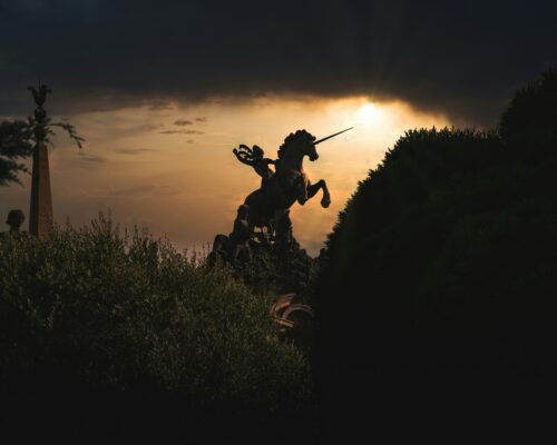 Aunt-Sandy-Moriarty-300x300 A silhouette of a rider on the back of a unicorn to represent the concept of phenohunting unicorns