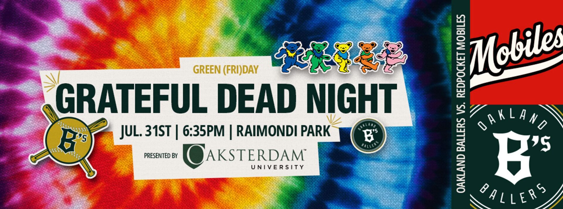 Ballers Grateful Dead Night Banner