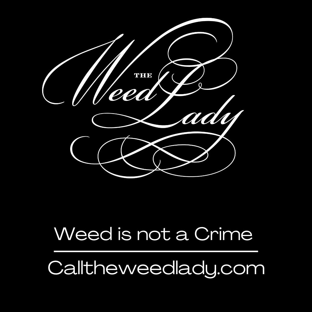 The Weed Lady Logo Kanna Badge Logo